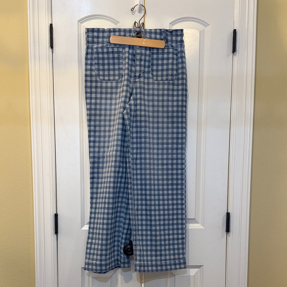 Versona Blue Checkered Women's jeans